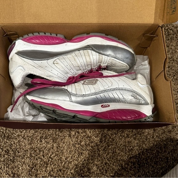 Skechers shape ups walking shoes size 7 white pink gray - Picture 4 of 14